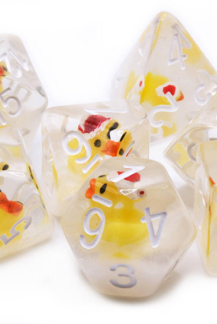 Rubber Duck Dice Santa