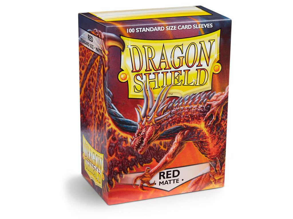 Dragon Shield Card Sleeves Matte Red