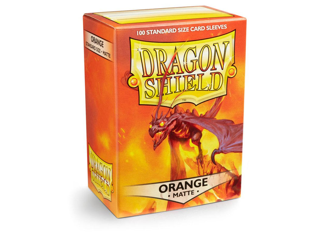 Dragon Shield Card Sleeves Matte Orange