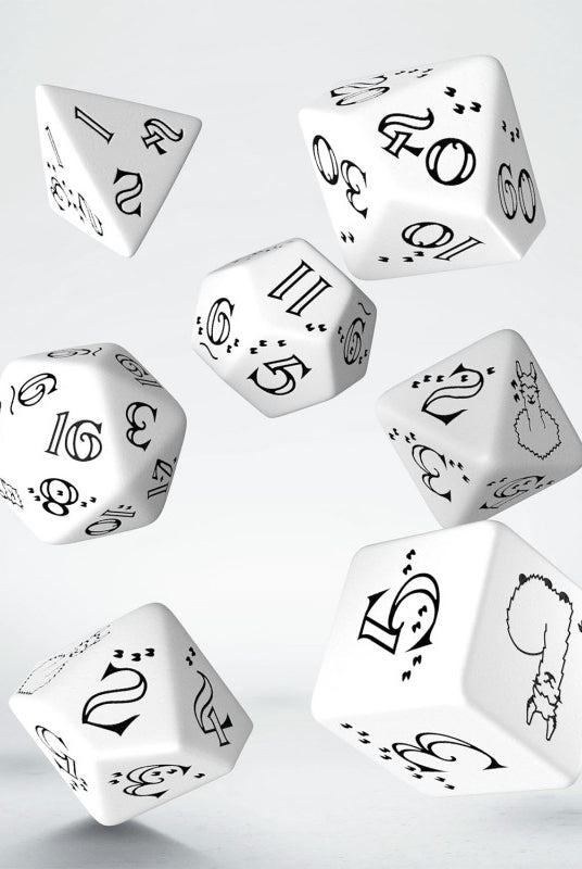 White Llama RPG Dice