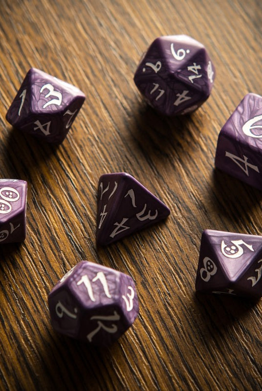 RPG Purple Elf Dice