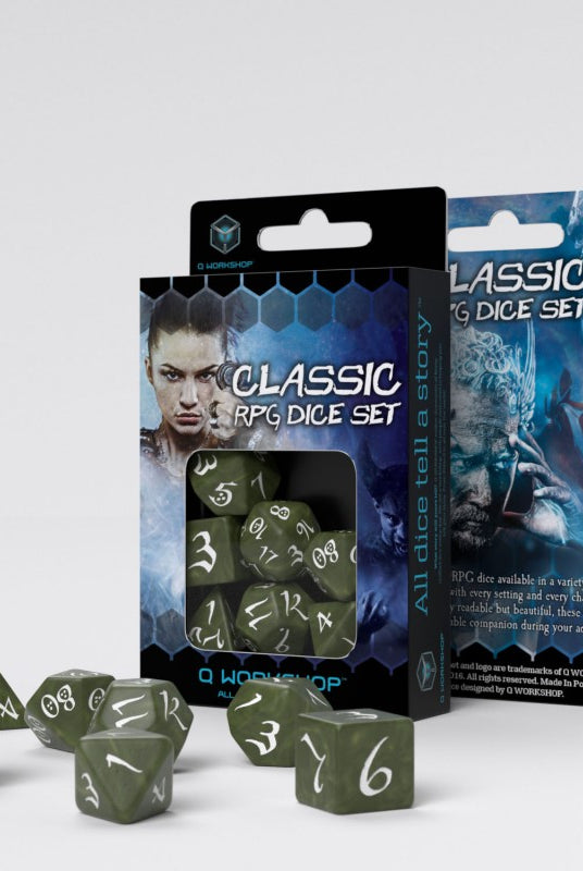 Classic Olive dice
