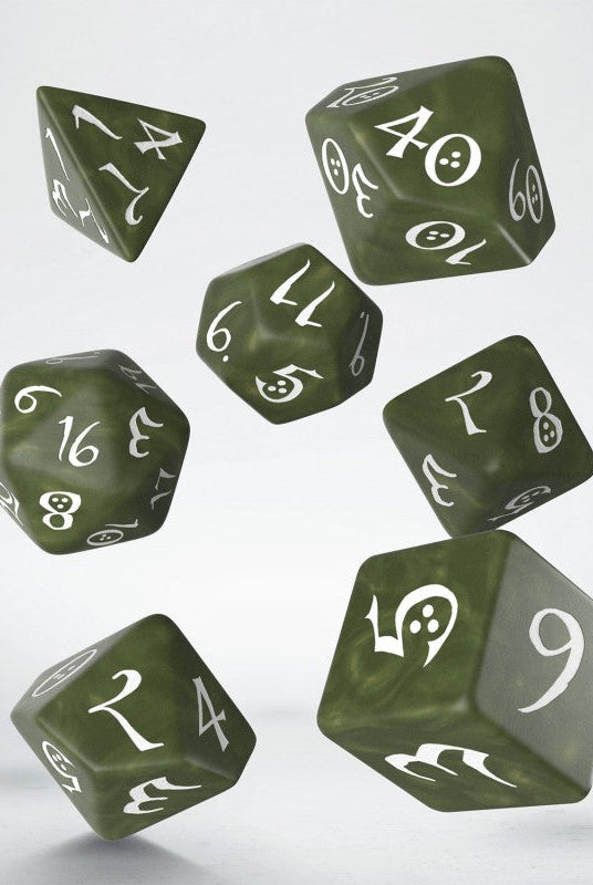 Q Workshop Classic Olive dice