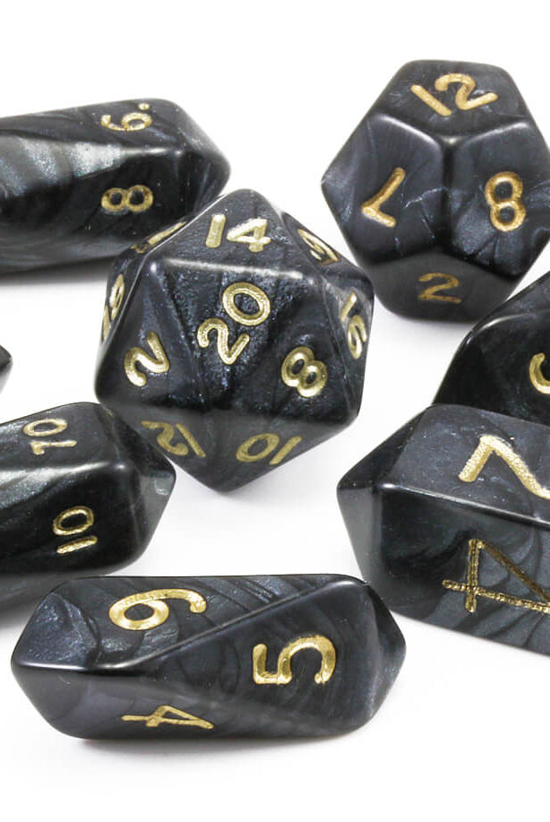 Crystal Caste Hybrid Dice Black