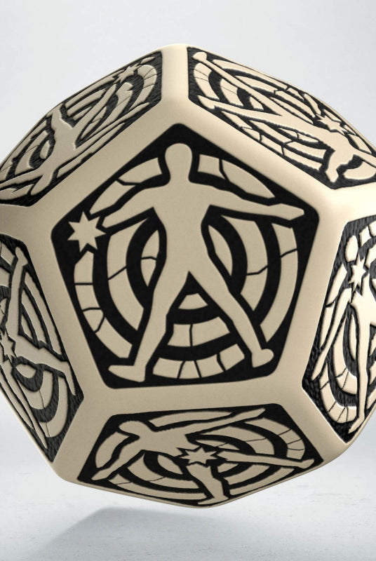 D12 Hit Location Die (Beige And Black)