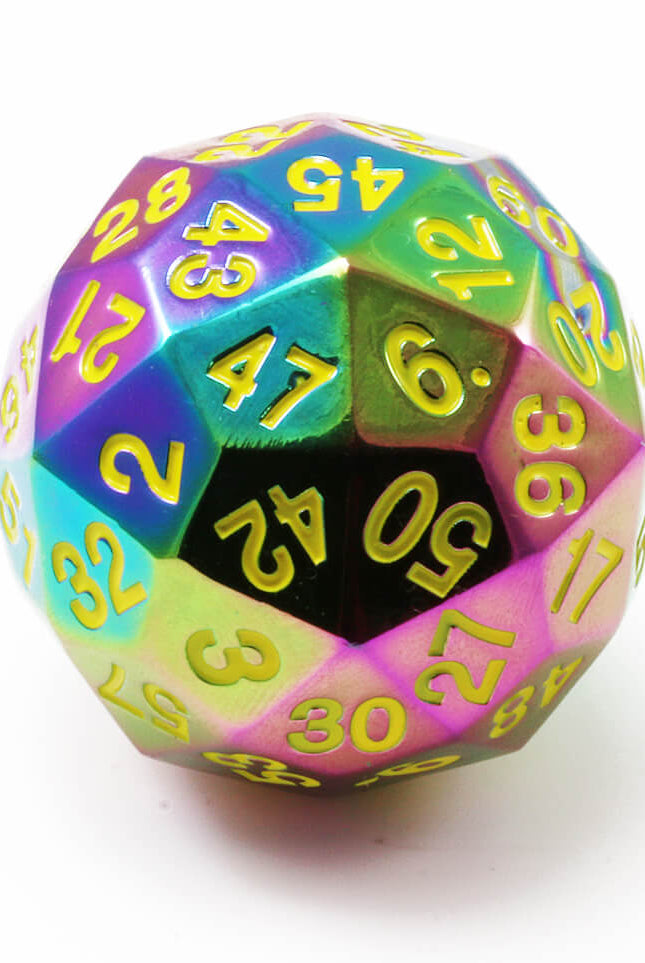 Rainbow d60 dnd dice