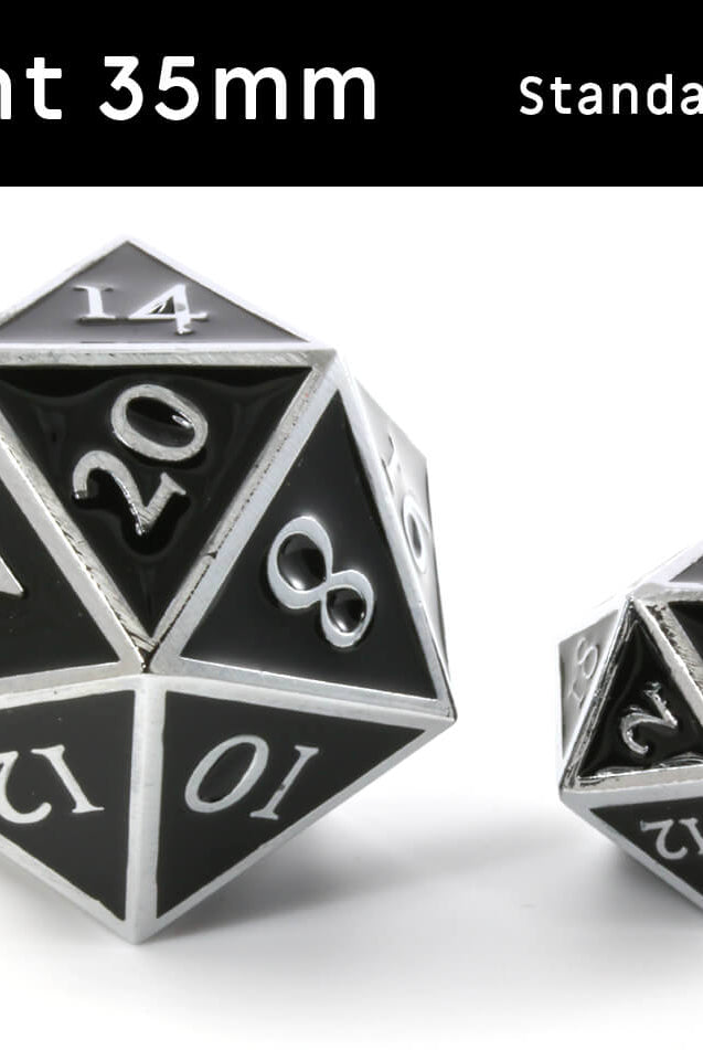 Giant d20 dice for D&D