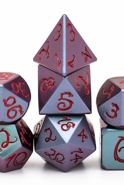 Color shift dnd dice purple
