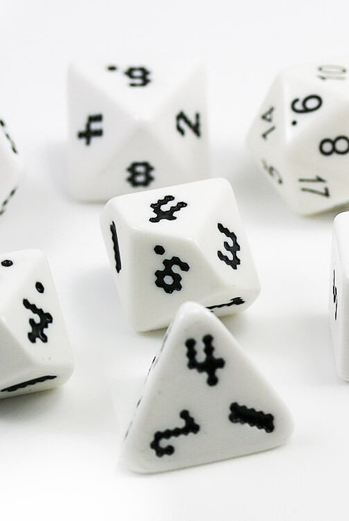 The Dice Lab OptiDice White