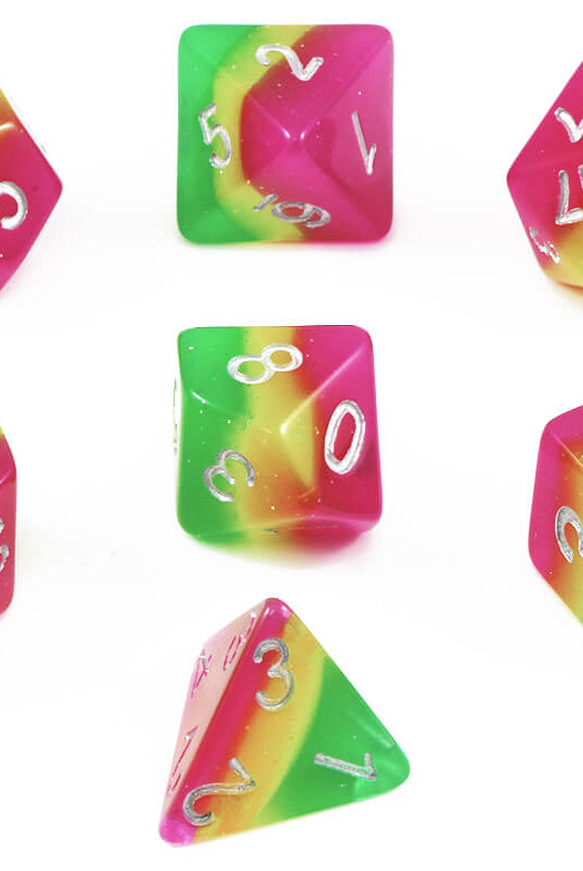 Rainbow Sherbert Dice