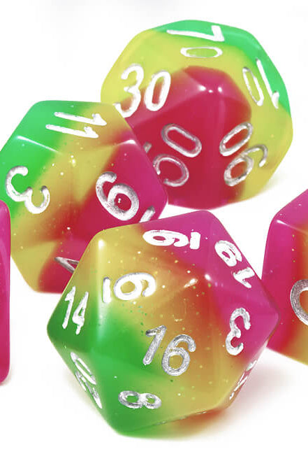 Rainbow D&D Dice