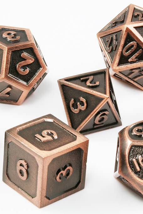 Copper D&D Dice