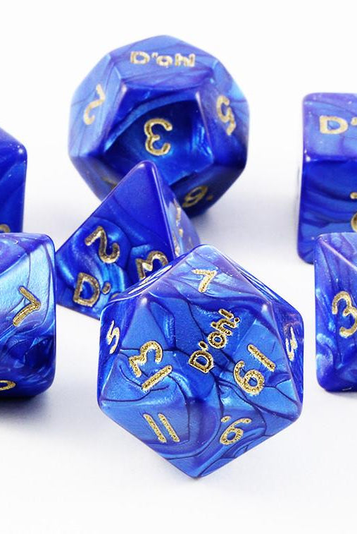 D'oh! Dice Pearl Blue
