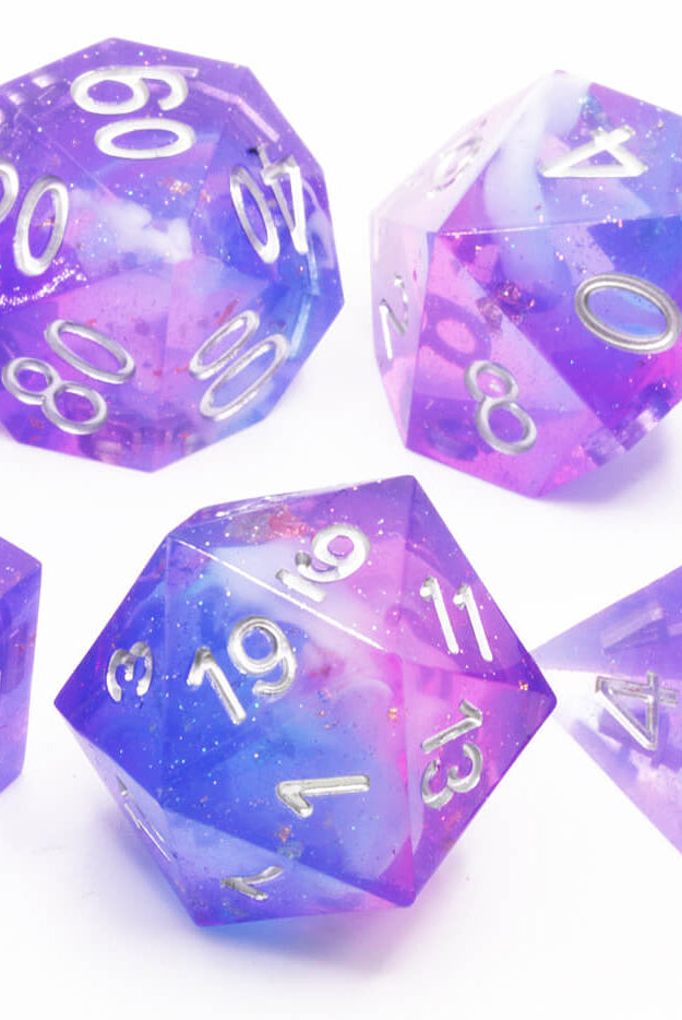 Purple DnD Dice Set