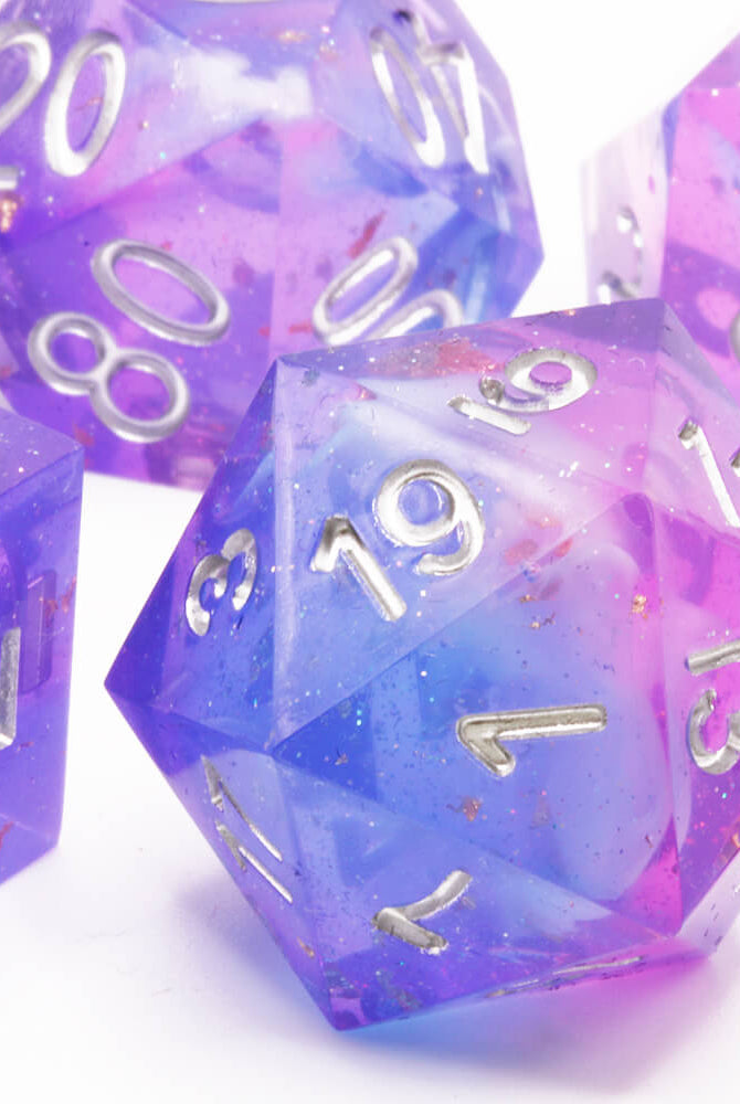 Purple TTRPG Dice