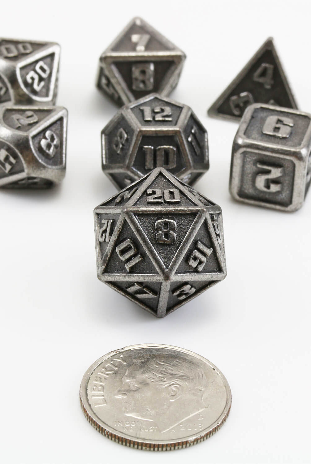 Mini Metal DnD dice
