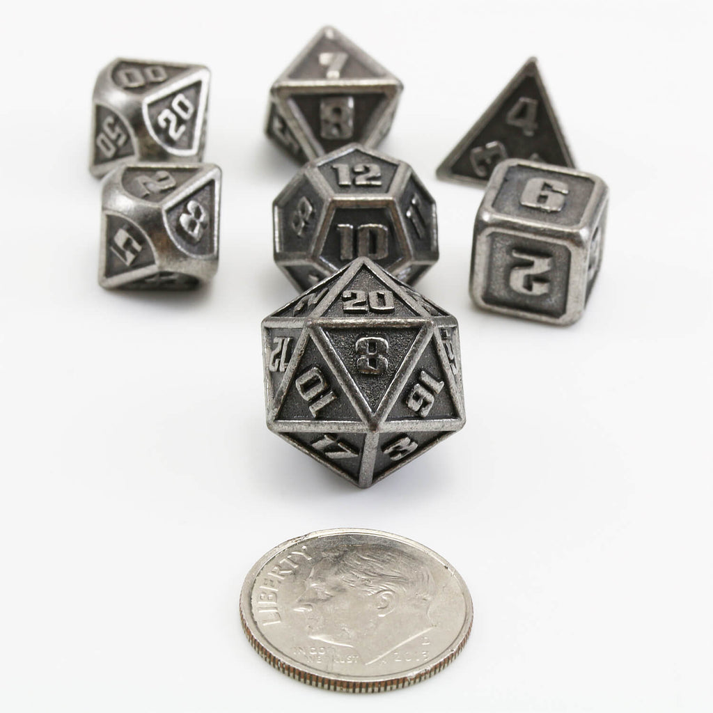 Mini Metal DnD dice