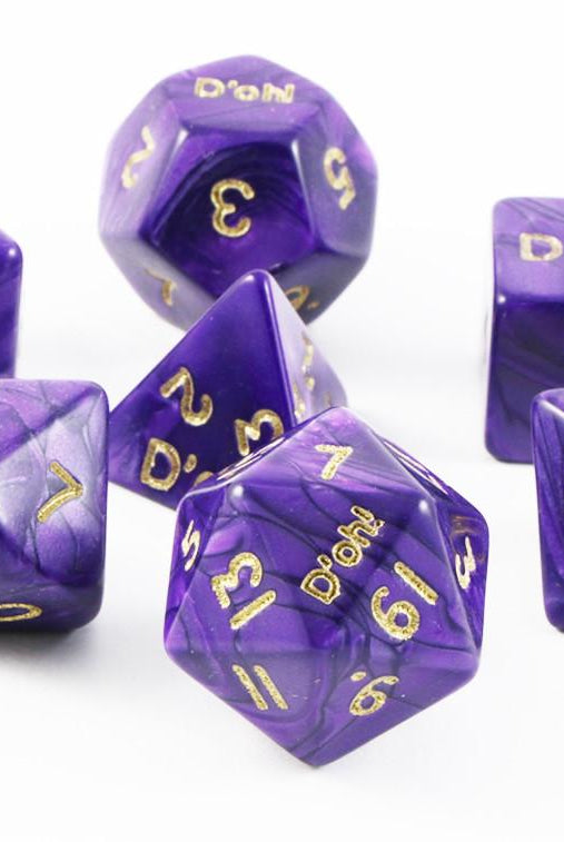 D'oh! Dice Pearl Purple