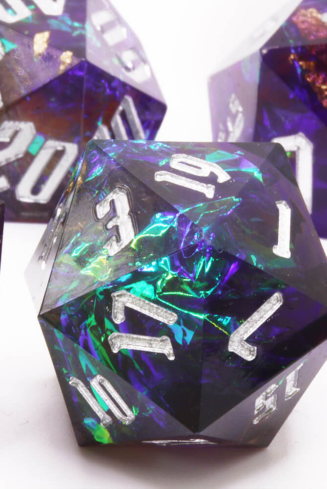 Holographic foil dice