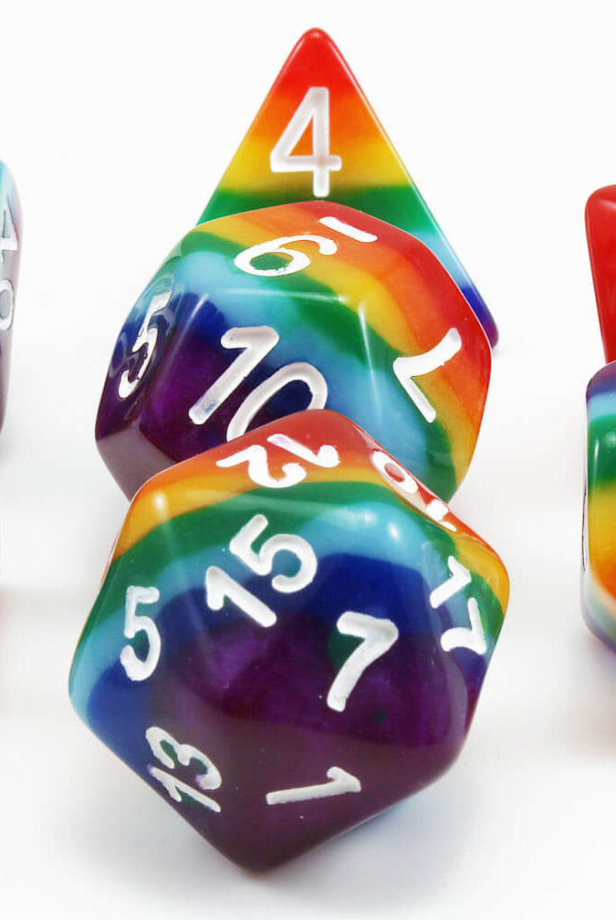 Rainbow Spectrum Dice
