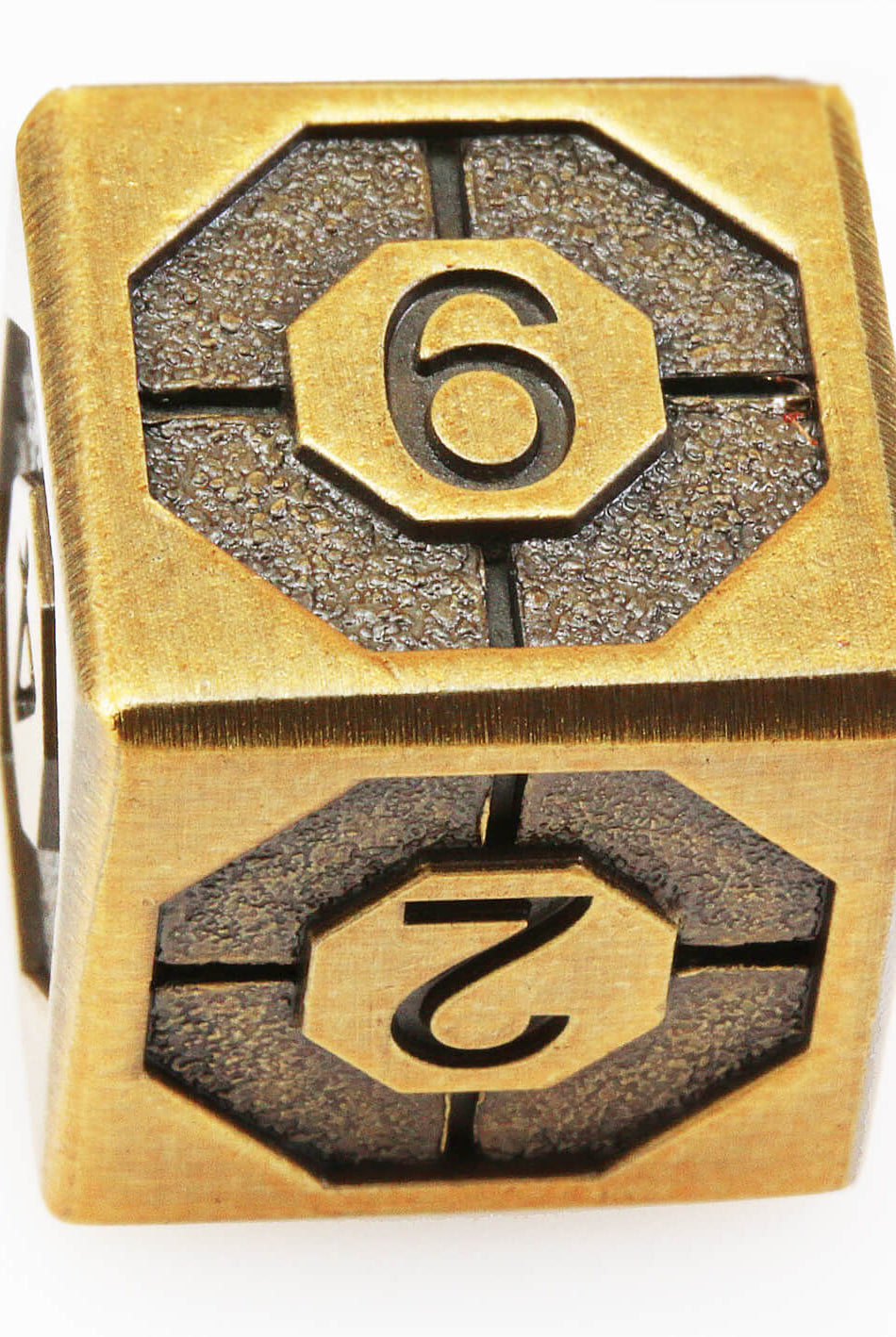 Antique brass assassin dice 4
