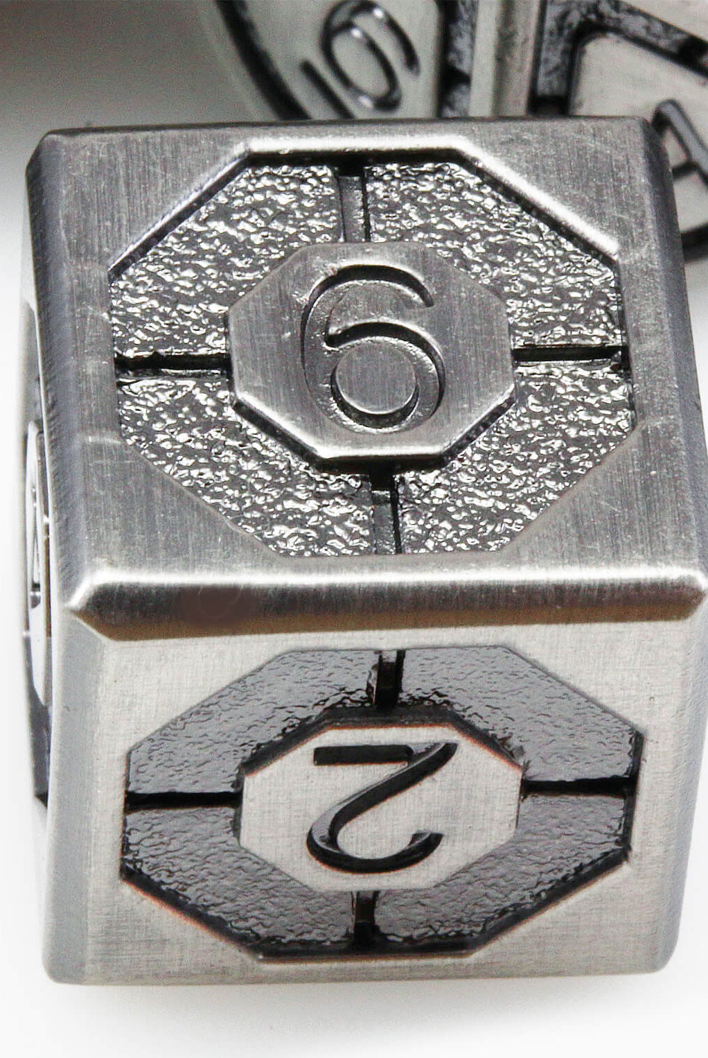 Assassin D&D Dice Antique Silver 4