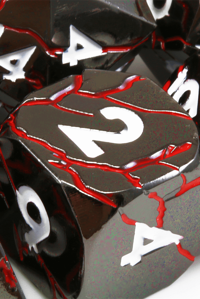 Warlock Dice Blood Red 2