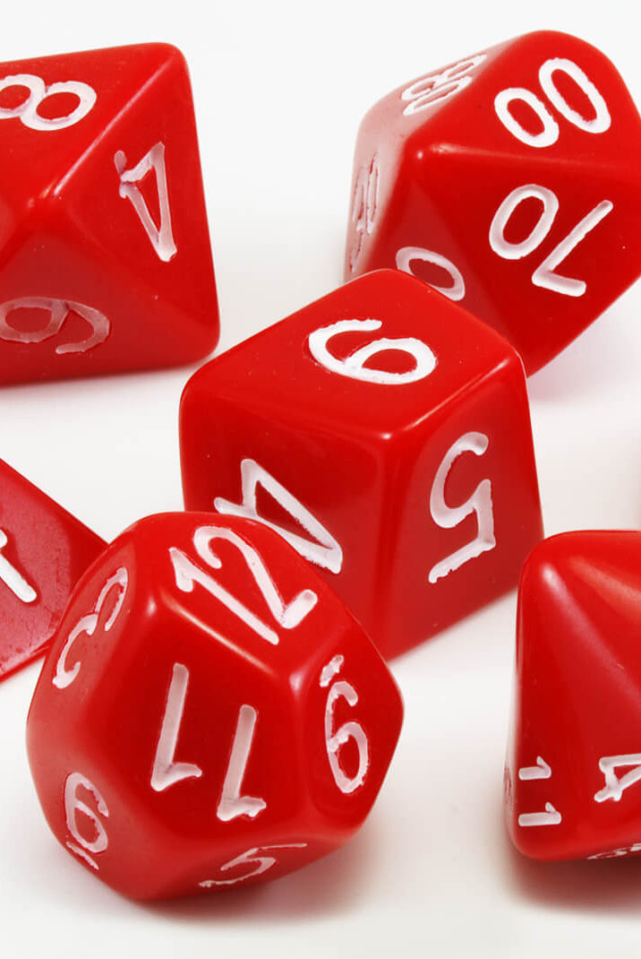 Skew Dice Red