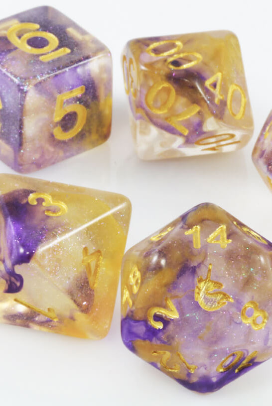 Unicorn Dice Royal Sunset