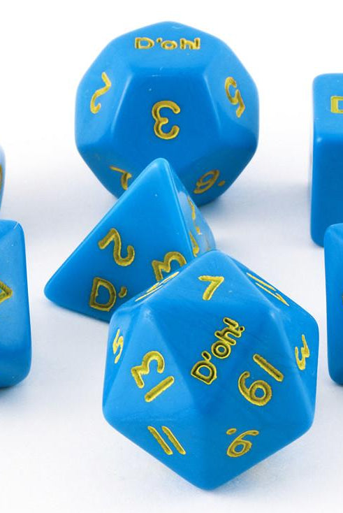 D'oh! Dice Opaque Blue