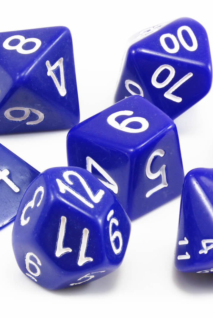 Skew Dice Blue
