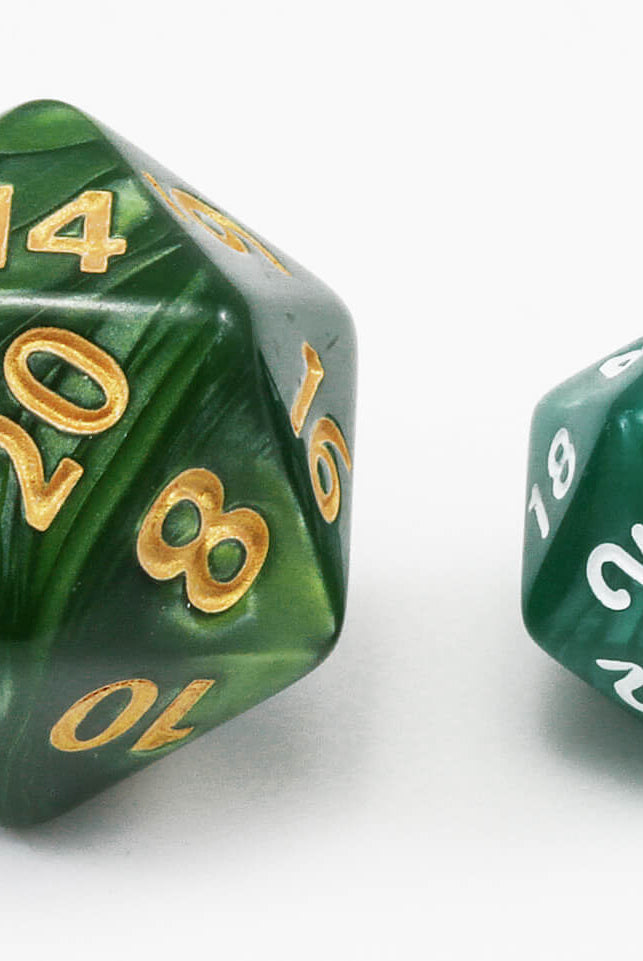 Giant d20 green