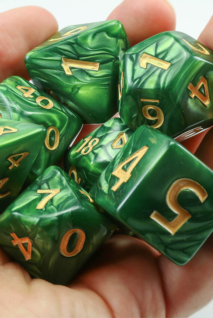 Giant D&D dice Green