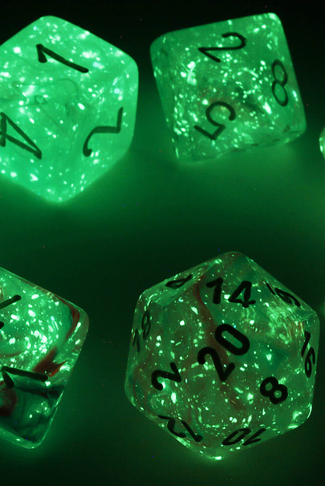 Chessex Lab Dice II Nebula Wisteria 3