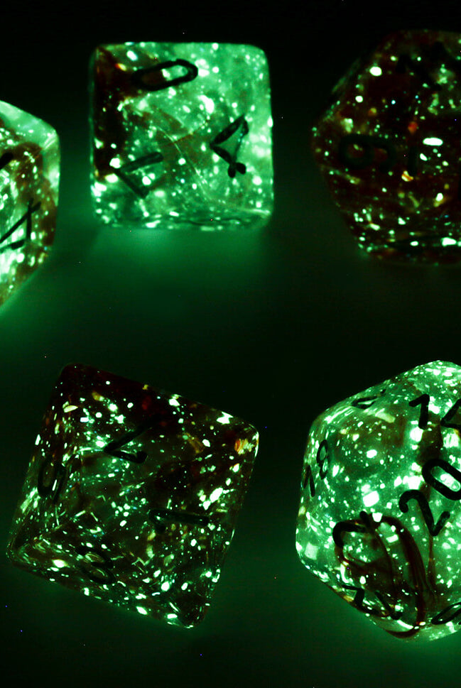 Chessex Lab Dice II Nebula Red 3