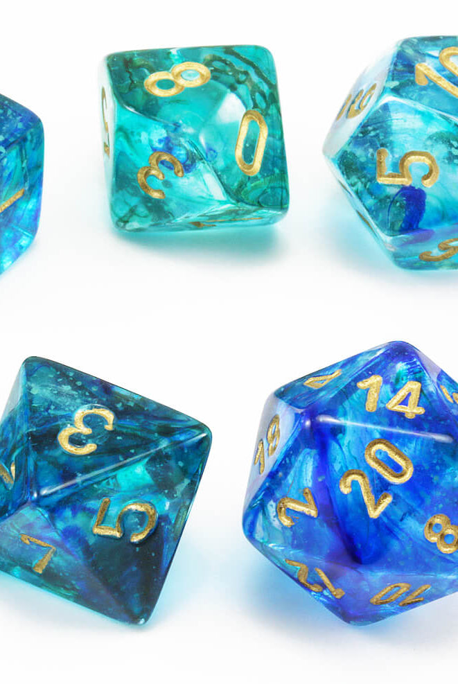 Chessex Lab Dice II Nebula Oceanic 2