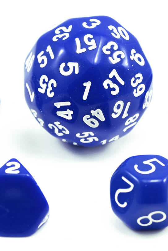 The Dice Lab Unique Polyhedral Set