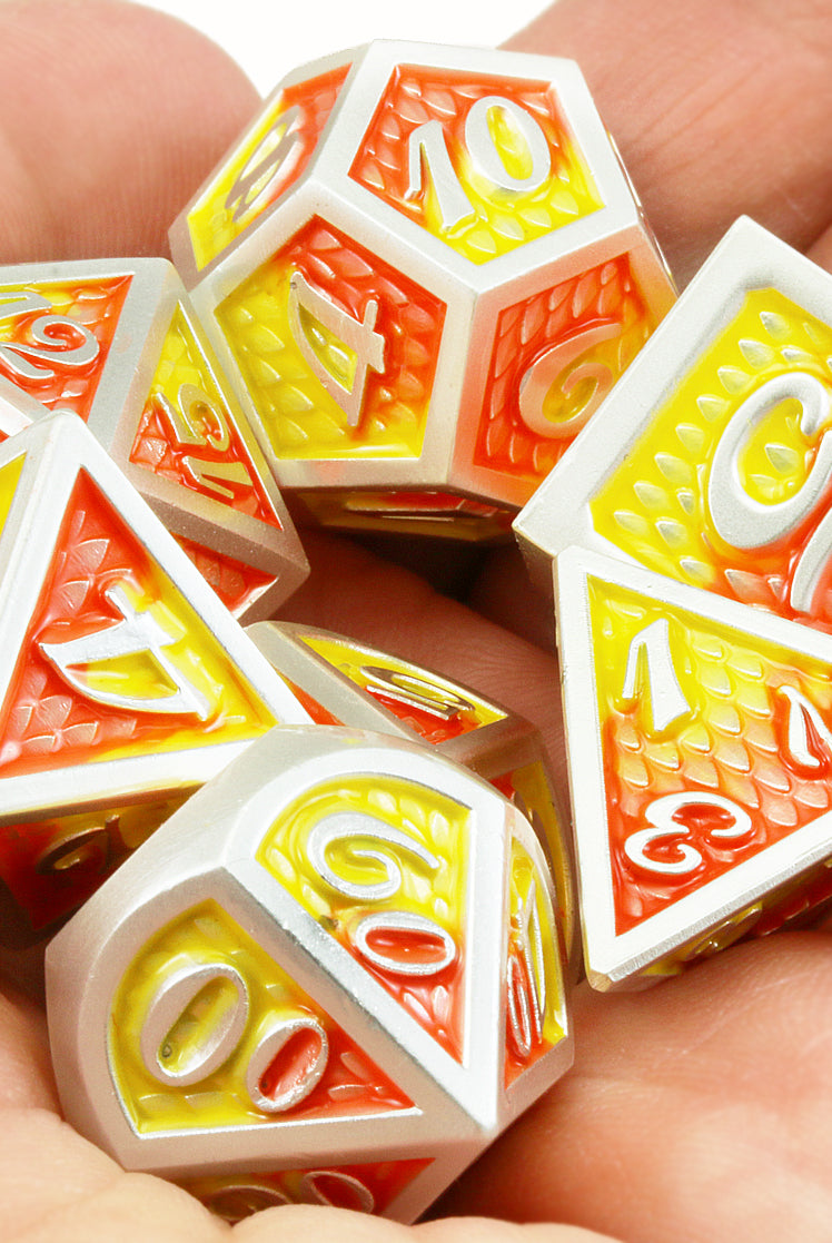 Dragon Scale Dice Flame 3