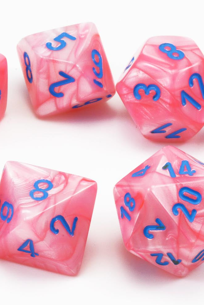 Chessex Lab Dice Lustrous Pink