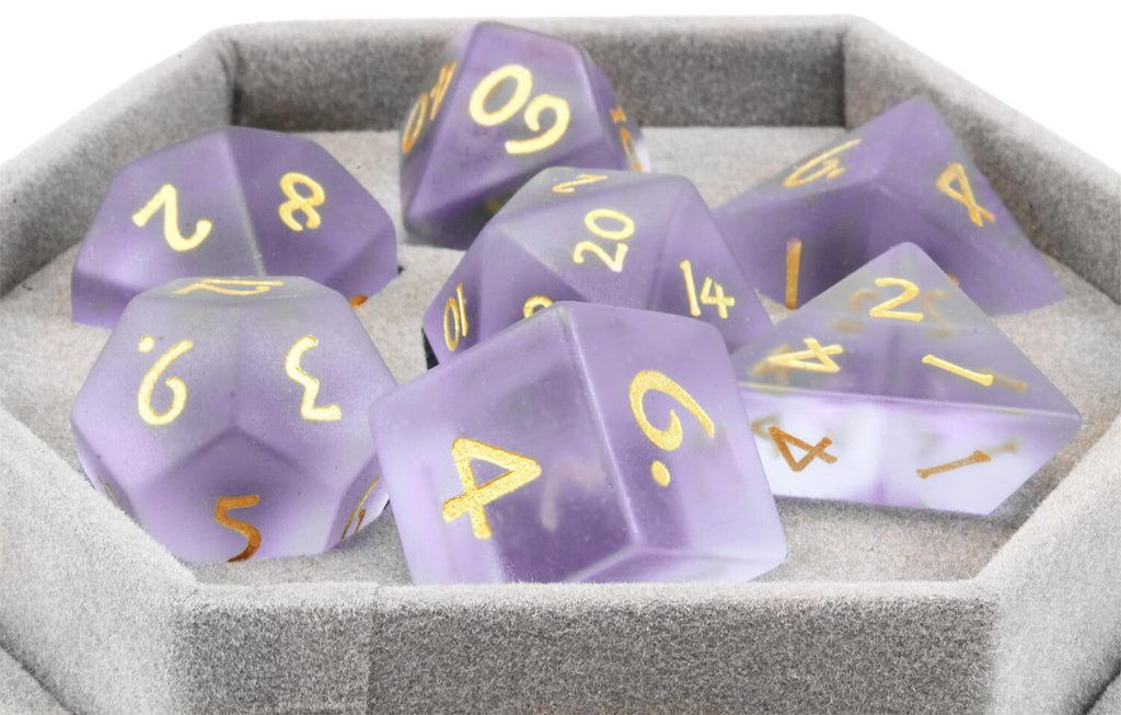 Frosted Purple Dice