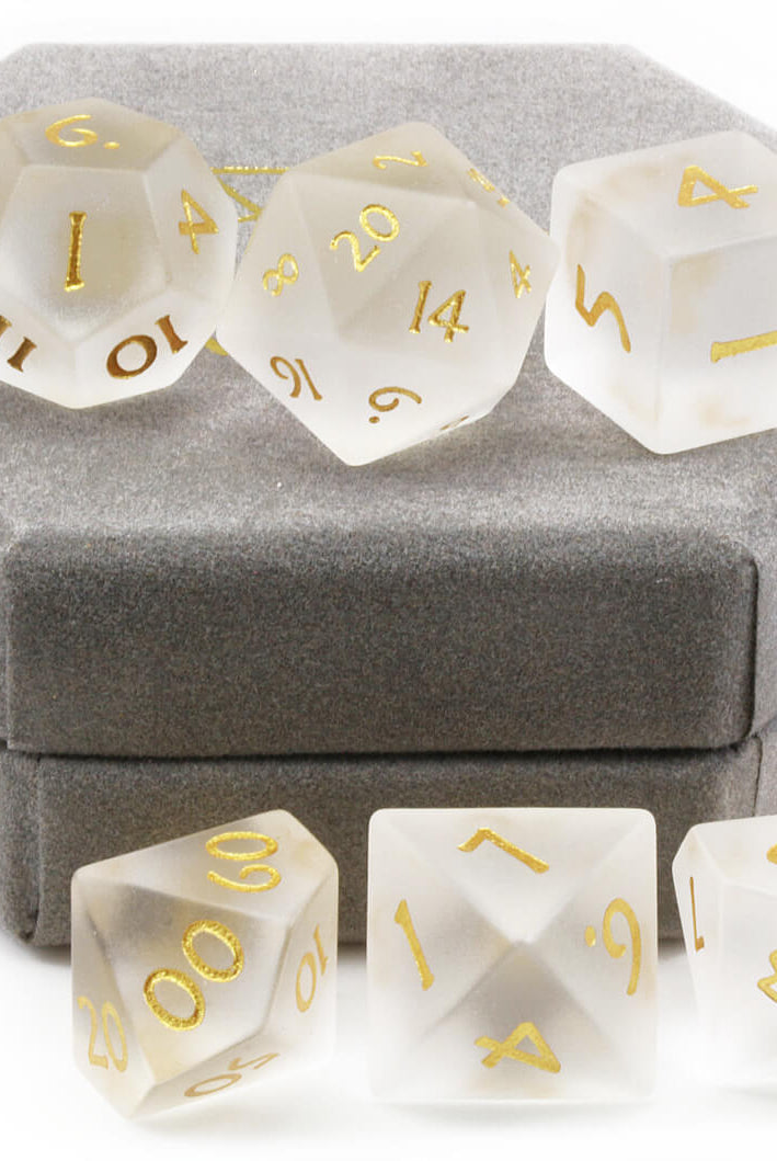 Frosted DnD Dice