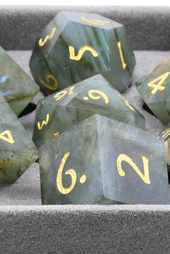 labradorite dice for dnd