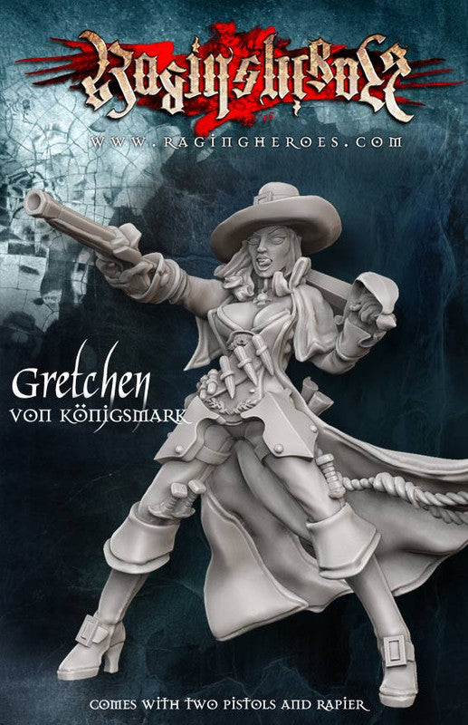 Gretchen von Königsmark TTRPG Miniature
