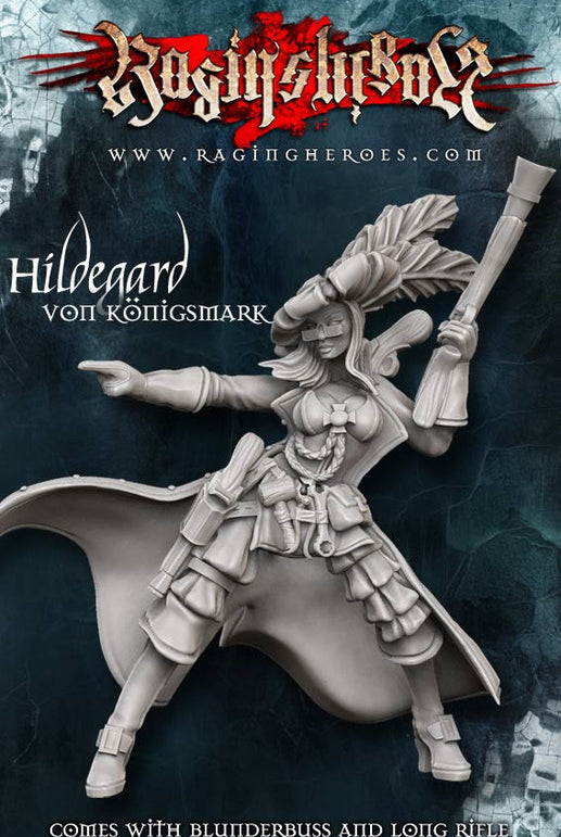 Hildegard von Königsmark TTRPG Miniature