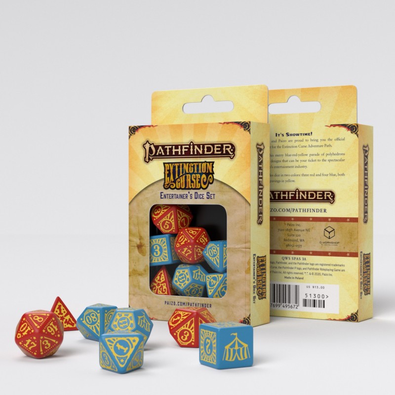 Pathfinder Dice 2 Extinction Curse Entertainers