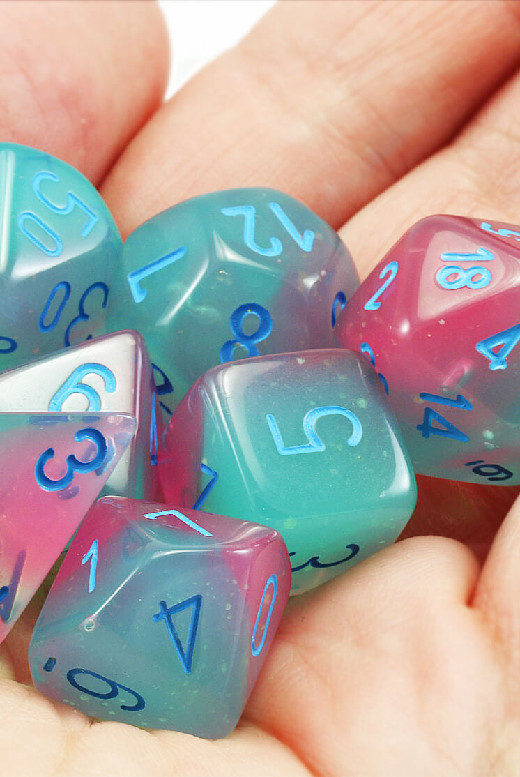 Chessex Lab Dice III Gel Pink 2
