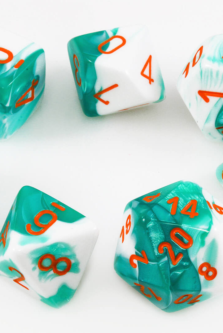 Chessex Lab Dice III Mint Green