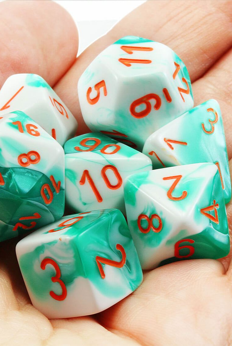 Chessex Lab Dice III Mint Green 2