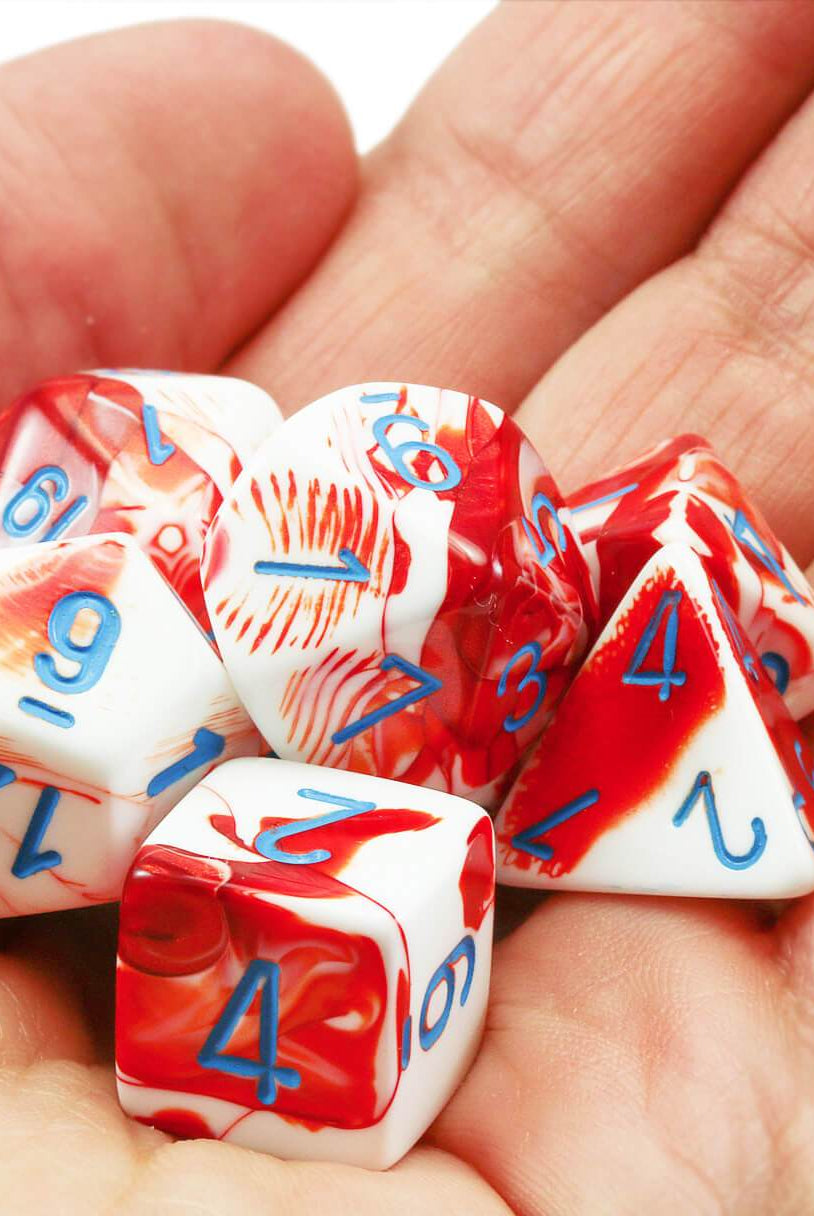 Chessex Lab Dice III Red 3