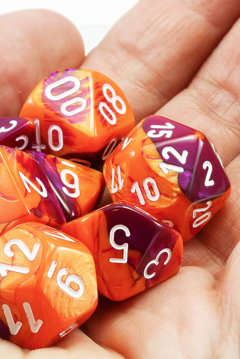 Chessex Lab Dice III Orange 3